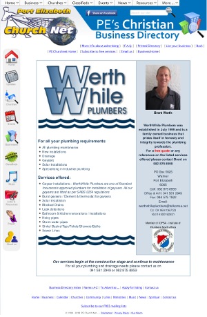 Sample Full Page Ad (Screenshot)